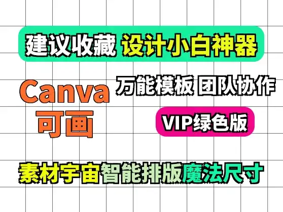 Canva可画 绿色爱国版:vip功能大全