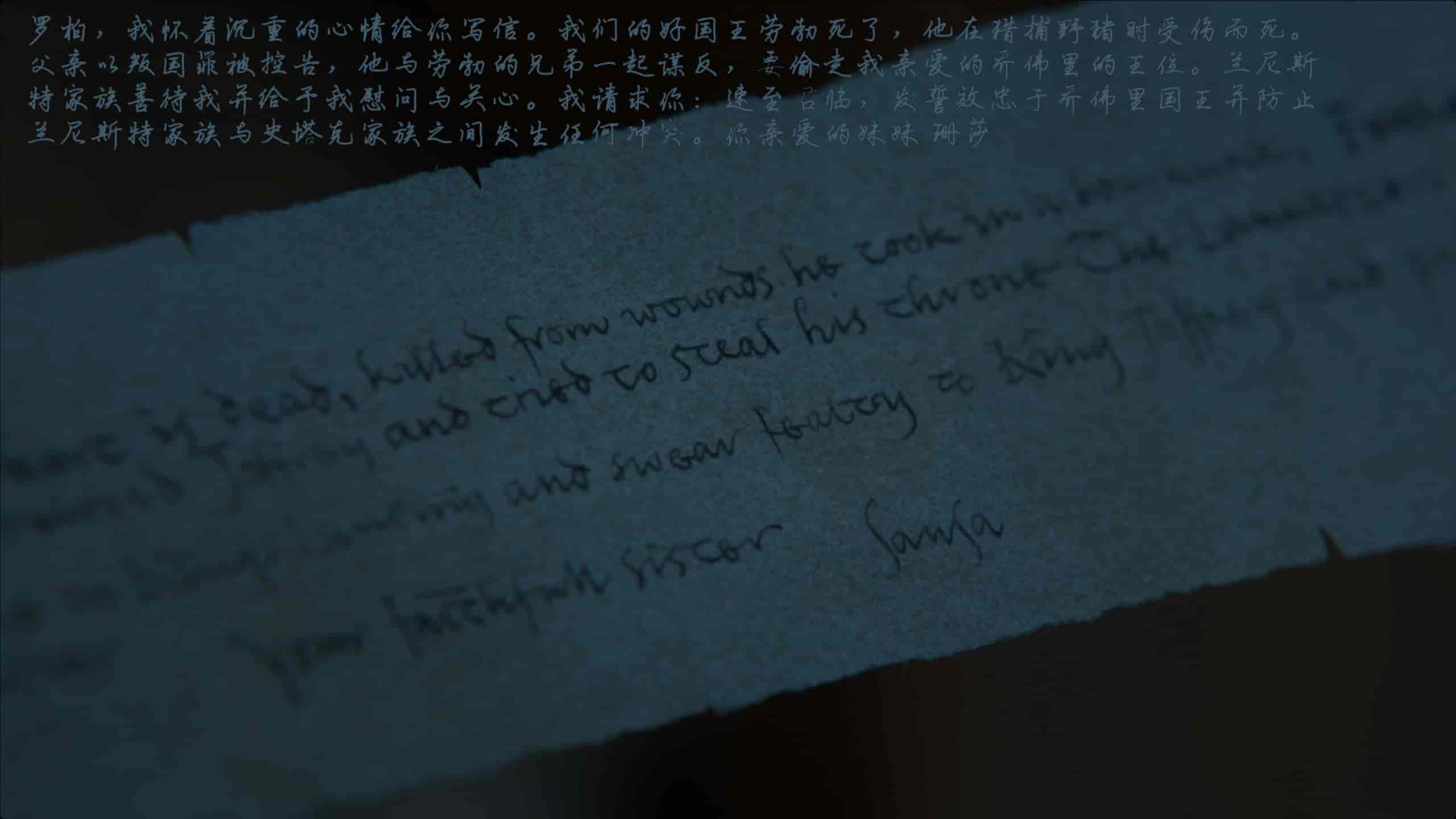 4K洗版终极收藏《权力的游戏》全八季合集 【4K 蓝光HDR 杜比视界】英粤双语TrueHD7.1 【英简繁&双语特效SUP字幕】章节/杜比p7双层【1.03T】