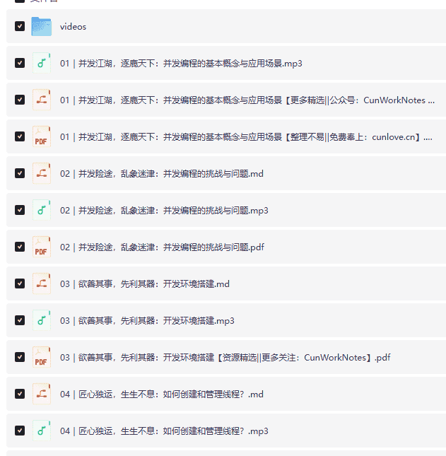 Rust并发编程实战课 【充电提升】【1.4G】