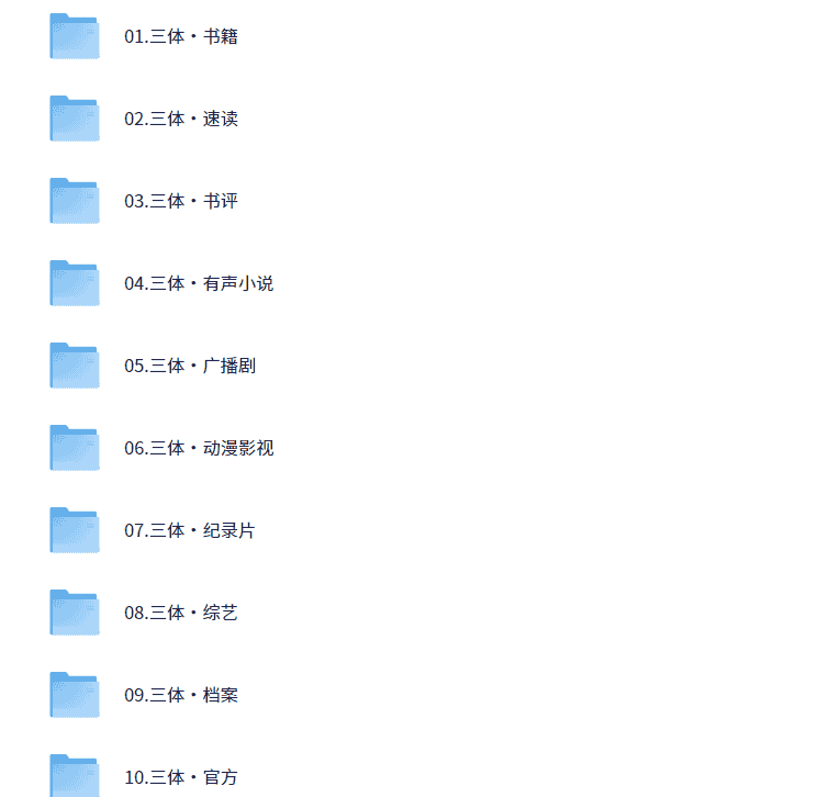刘慈欣科幻作品合集【含三体宇宙】《三体》原著小说、有声书、广播剧、同人动画与影视档案资料大合集（全网最全）22.3GB(PDF/epub)