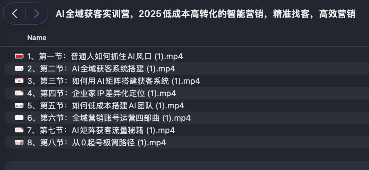 AI全域获客实训营,2025低成本高转化的智能营销,精准找客,高效营销 1 AI全域获客实训营,2025低成本高转化的智能营销,精准找客,高效营销